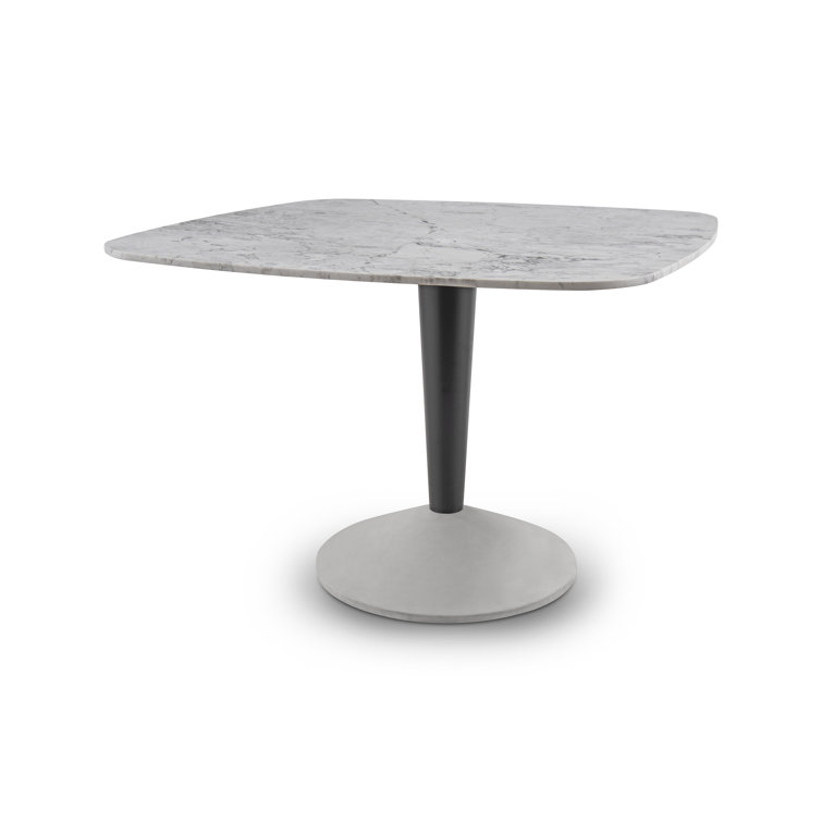 Ivy Bronx Proxima 110cm Genuine Marble Pedestal Dining Table Wayfair.co.uk